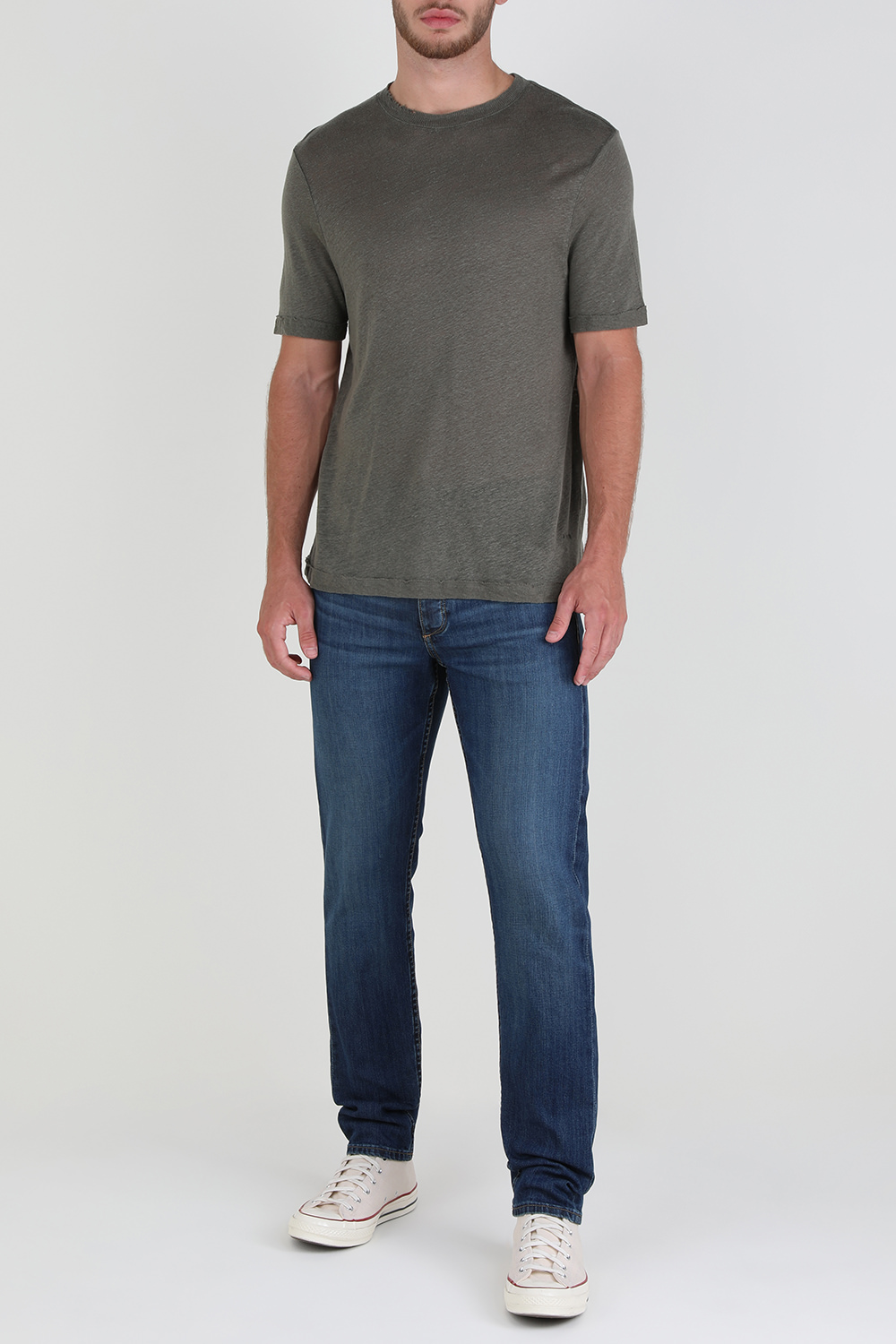 חולצת טי קצרה מפשתן